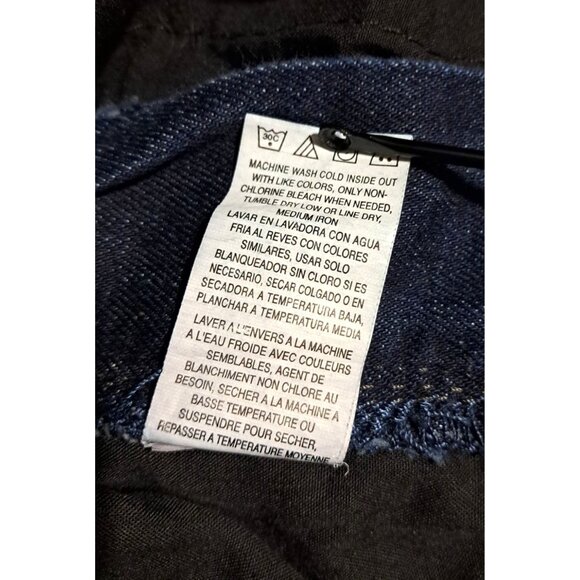 Merona Womens Dark Wash Straight Leg Stretch Jeans Size 10R Cotton Blend - Picture 11 of 11